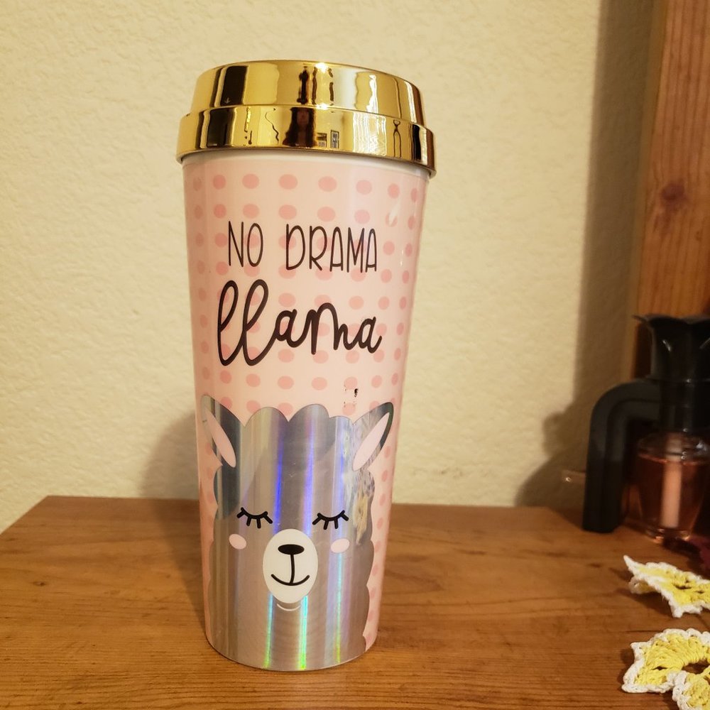 💋No Drama Llama Coffee Container